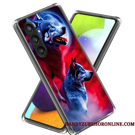 Hoesje Samsung Galaxy S25 Ultra 5g Twee Wolven Bescherming Hoesje