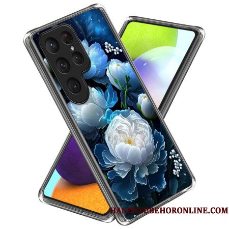 Hoesje Samsung Galaxy S25 Ultra 5g Witte Pioenroos