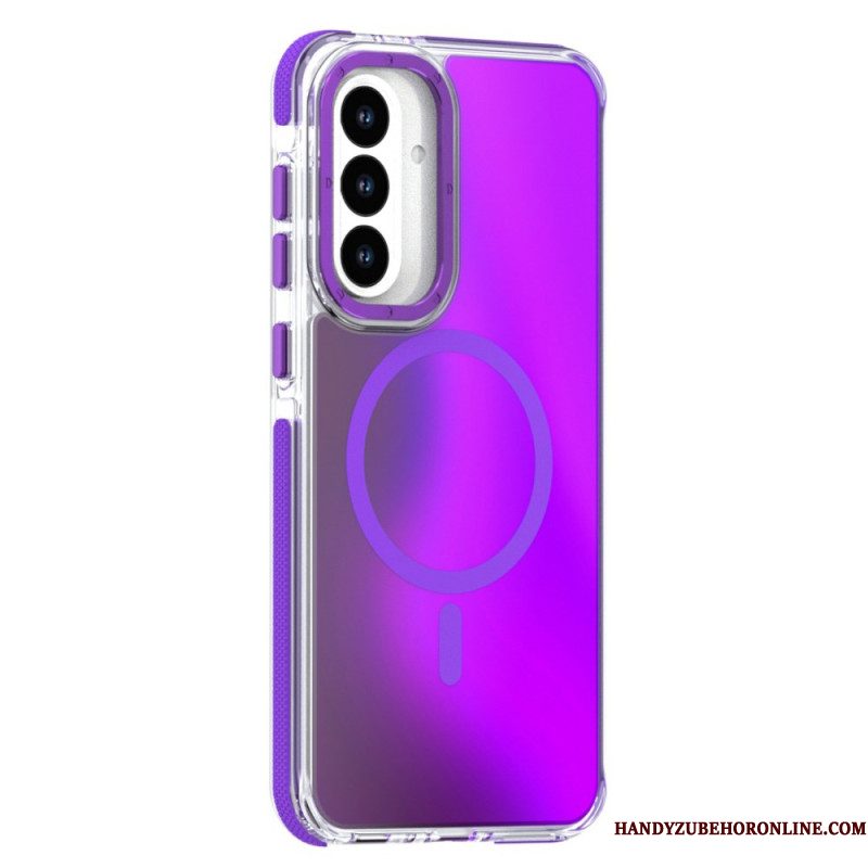 Hoesje Samsung Galaxy S26 Plus Fluorescerend Magnetisch Design Bescherming Hoesje