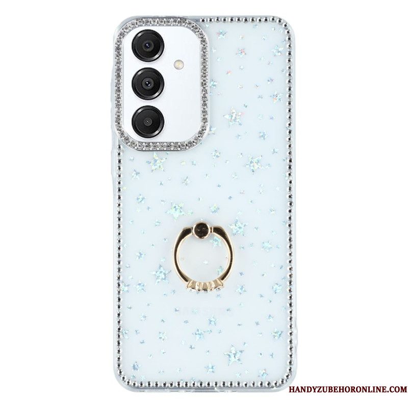 Hoesje Samsung Galaxy S26 Plus Ringhouder En Strass-steentjes Bescherming Hoesje