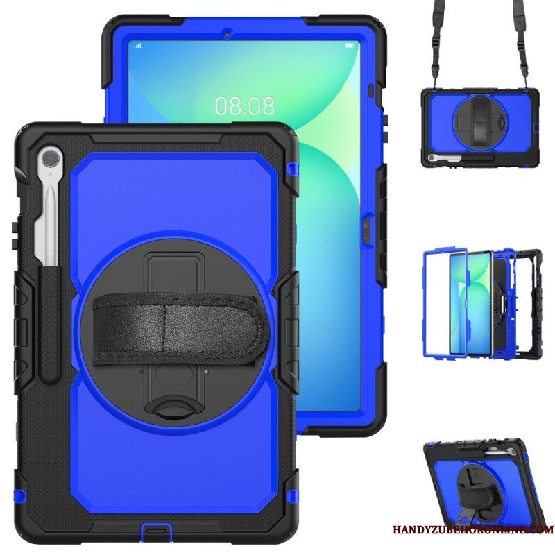Hoesje Samsung Galaxy Tab S10 Fe Plus Ultra-resistent Met Schouderband Bescherming Hoesje