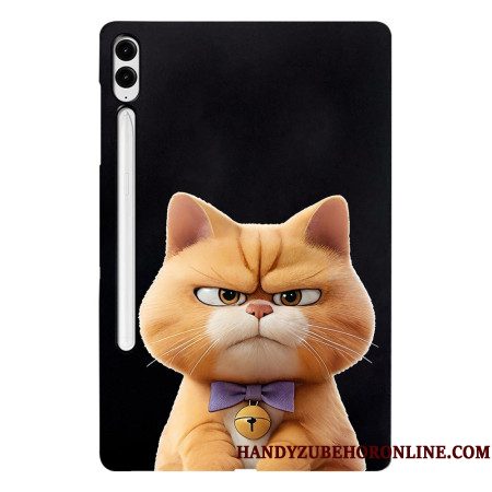 Hoesje Samsung Galaxy Tab S10 Plus Stylushouder Met Boze Kat Bescherming Hoesje