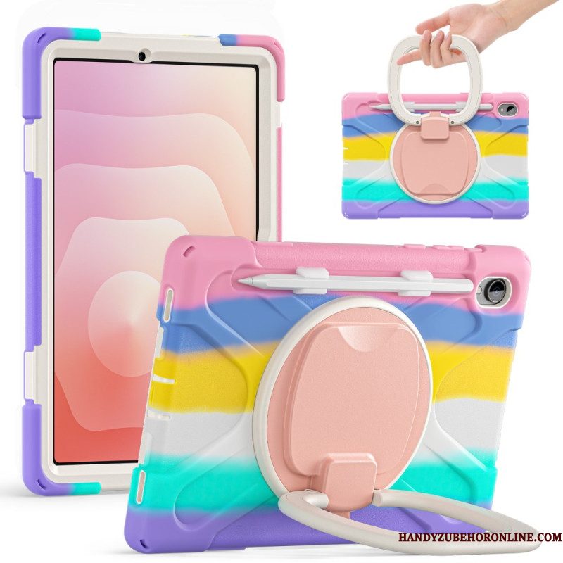Hoesje Samsung Galaxy Tab S11 Drievoudige Bescherming Met Ringhouder Bescherming Hoesje