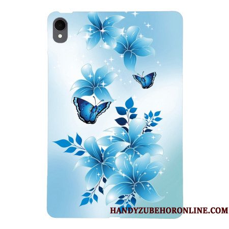 Hoesje Samsung Galaxy Tab S11 Kleine Blauwe Vlinders Bescherming Hoesje