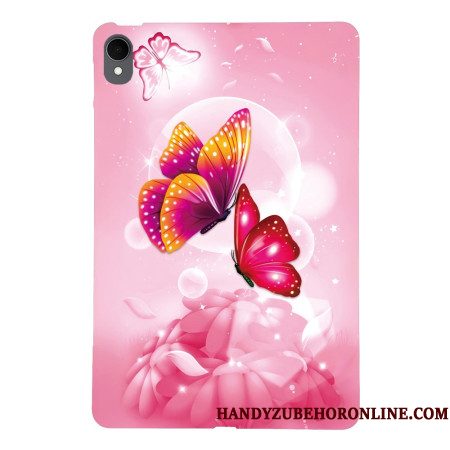 Hoesje Samsung Galaxy Tab S11 Roze Vlinders