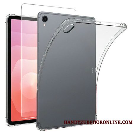 Hoesje Samsung Galaxy Tab S11 Transparant Met Gehard Glazen Schermbeschermer