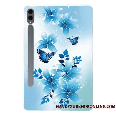 Hoesje Samsung Galaxy Tab S11 Ultra Blauwe Vlinders Bescherming Hoesje