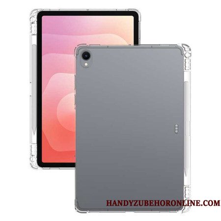Hoesje Samsung Galaxy Tab S11 Versterkt Transparant Met Stylushouder