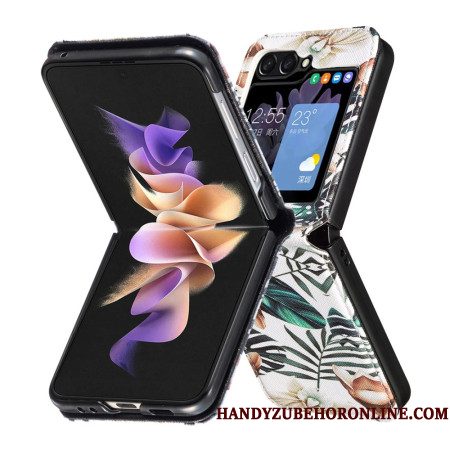 Hoesje Samsung Galaxy Z Flip 7 Fe Blad En Bloemen