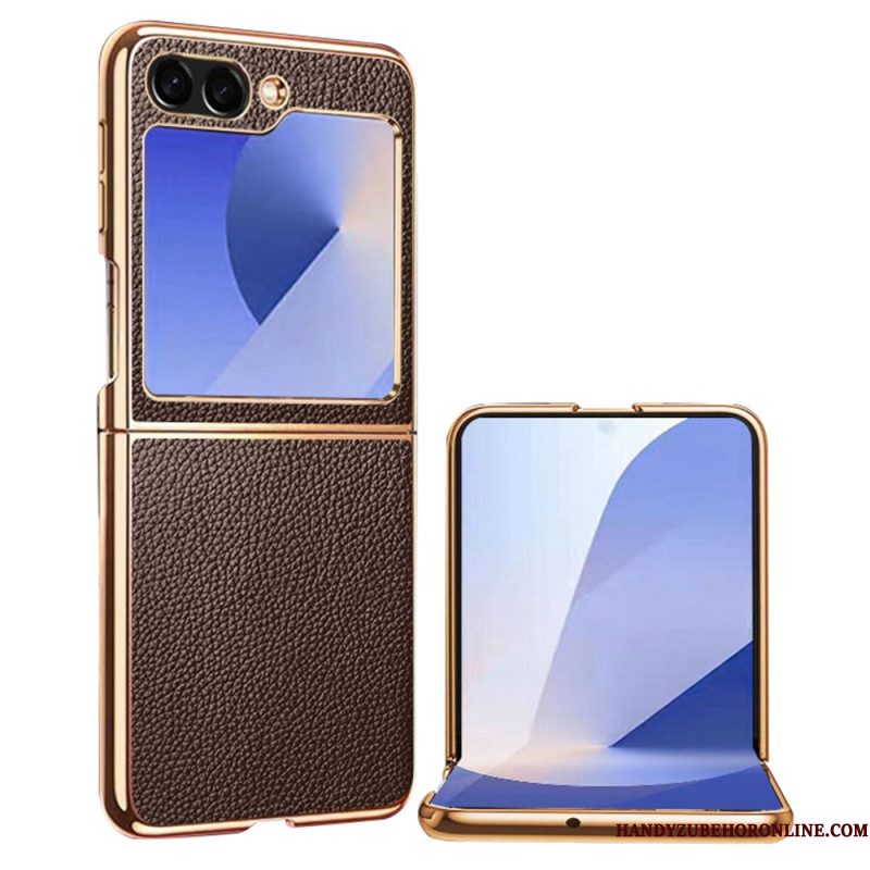 Hoesje Samsung Galaxy Z Flip 7 Fe Echt Leer