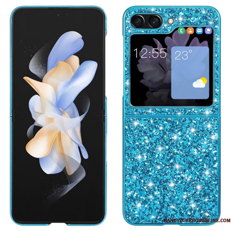 Hoesje Samsung Galaxy Z Flip 7 Fe Glitter Afwerking