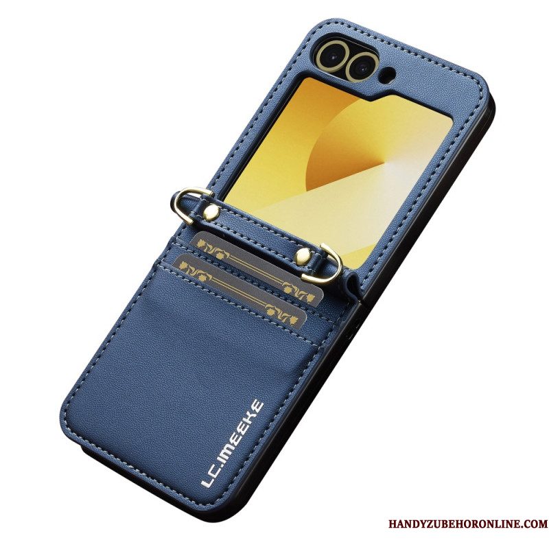 Hoesje Samsung Galaxy Z Flip 7 Fe Kaarthouder En Lange Riem