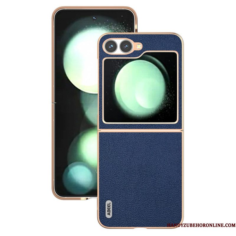Hoesje Samsung Galaxy Z Flip 7 Fe Klassiek Abeel-leer