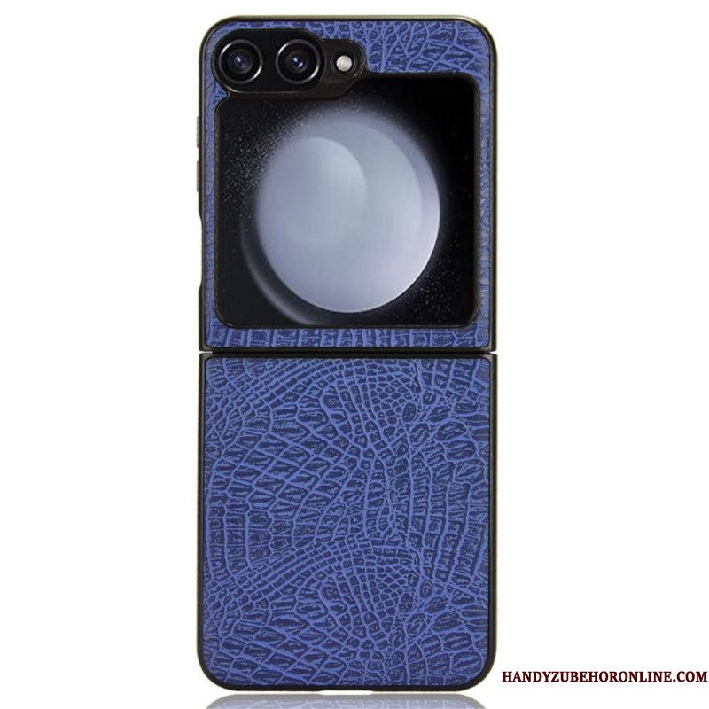 Hoesje Samsung Galaxy Z Flip 7 Fe Krokodillenleerstructuur