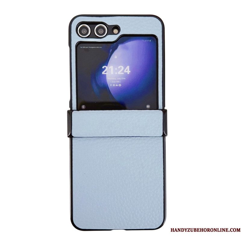 Hoesje Samsung Galaxy Z Flip 7 Fe Lychee-patroon Bescherming Hoesje