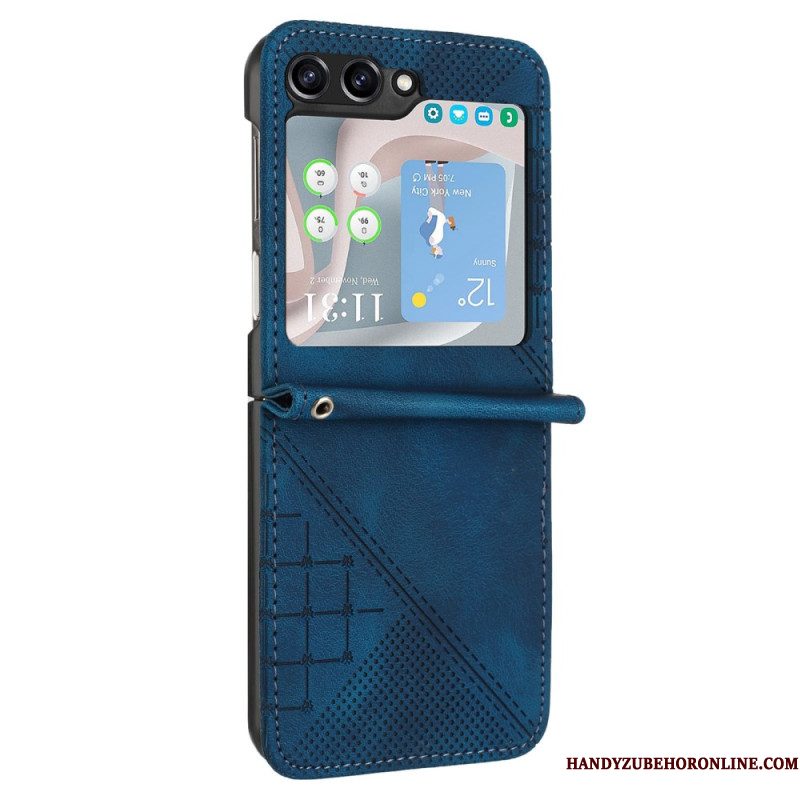 Hoesje Samsung Galaxy Z Flip 7 Fe Portemonnee Met Patroon Bescherming Hoesje