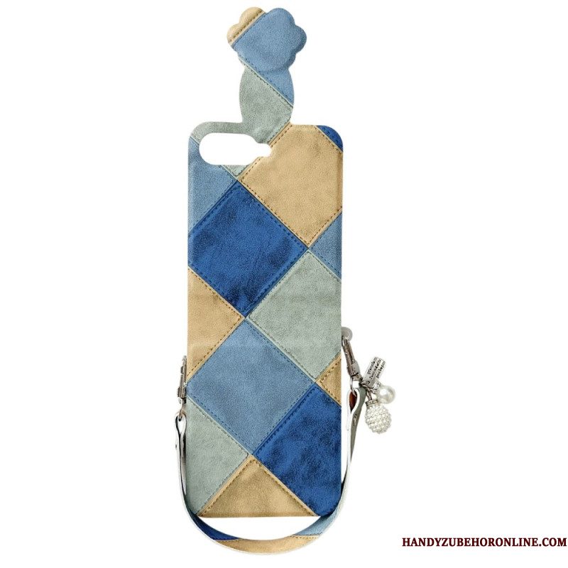Hoesje Samsung Galaxy Z Flip 7 Fe Retro Met Kattenpootsluiting