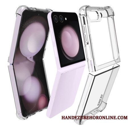 Hoesje Samsung Galaxy Z Flip 7 Fe Transparante Versterkte Hoeken Enkay