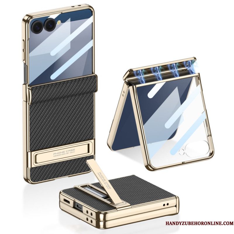 Hoesje Samsung Galaxy Z Flip 7 Kunstleer En Gkk-ondersteuning