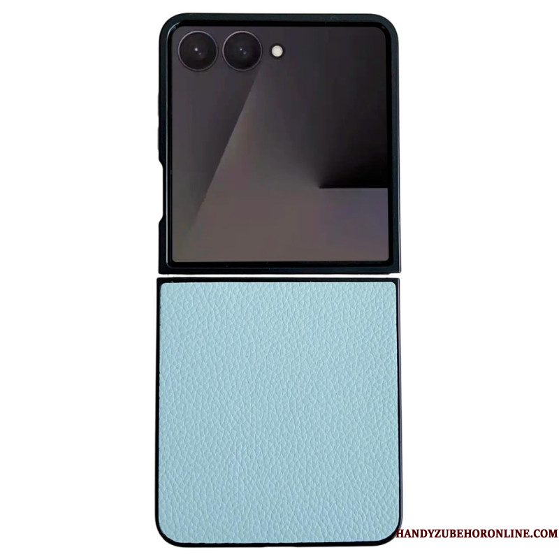 Hoesje Samsung Galaxy Z Flip 7 Leerlook Bescherming Hoesje