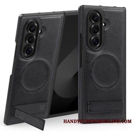 Hoesje Samsung Galaxy Z Fold 7 Magsafe Lederlook En Standaard