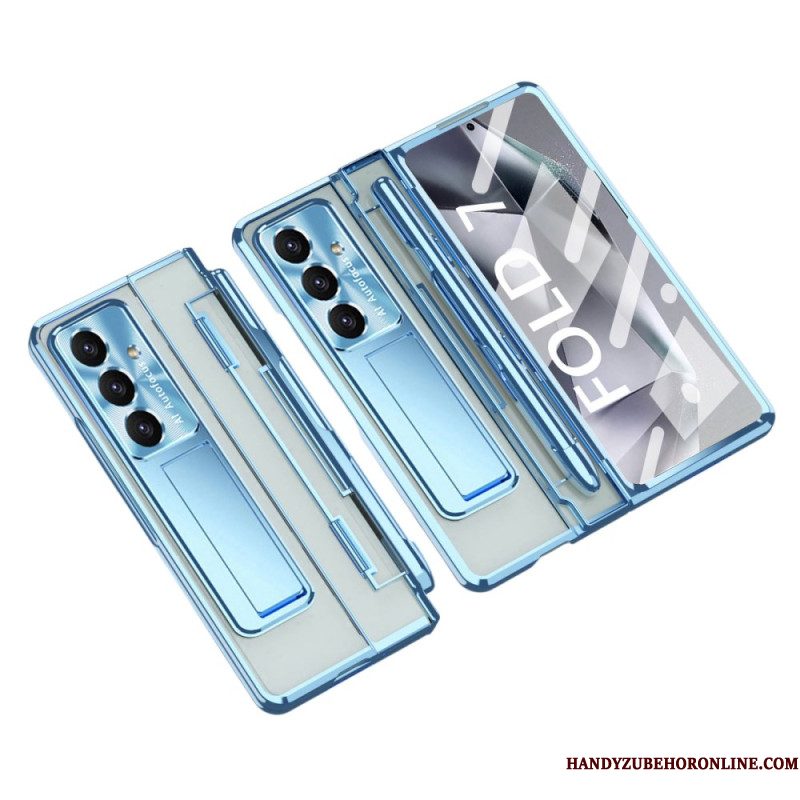 Hoesje Samsung Galaxy Z Fold 7 Standaard En Schermbeschermer Bescherming Hoesje