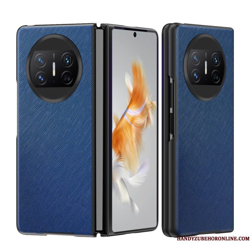 Hoesje Voor Huawei Mate X3 Geweven Textuur