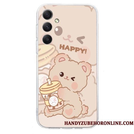 Hoesje Voor Samsung Galaxy A17 4g / 5g Berenpatroon