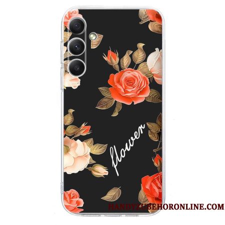 Hoesje Voor Samsung Galaxy A17 4g / 5g Bloemen