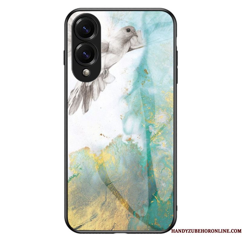 Hoesje Voor Samsung Galaxy S25 5g Edge Gehard Marmerglas