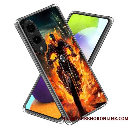 Hoesje Voor Samsung Galaxy S25 5g Edge Vlammenridder