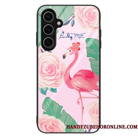 Hoesje Voor Samsung Galaxy S25 5g Flamingo Gehard Glas