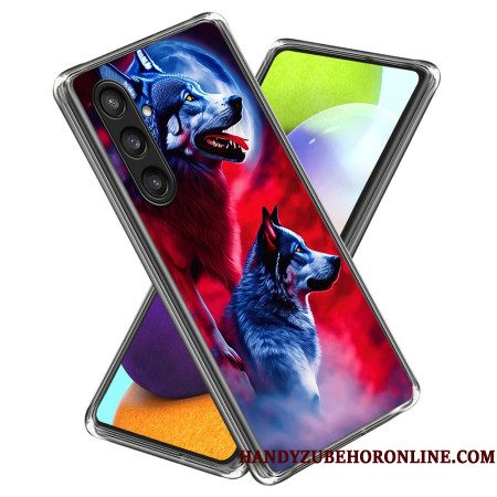 Hoesje Voor Samsung Galaxy S25 5g Twee Wolven