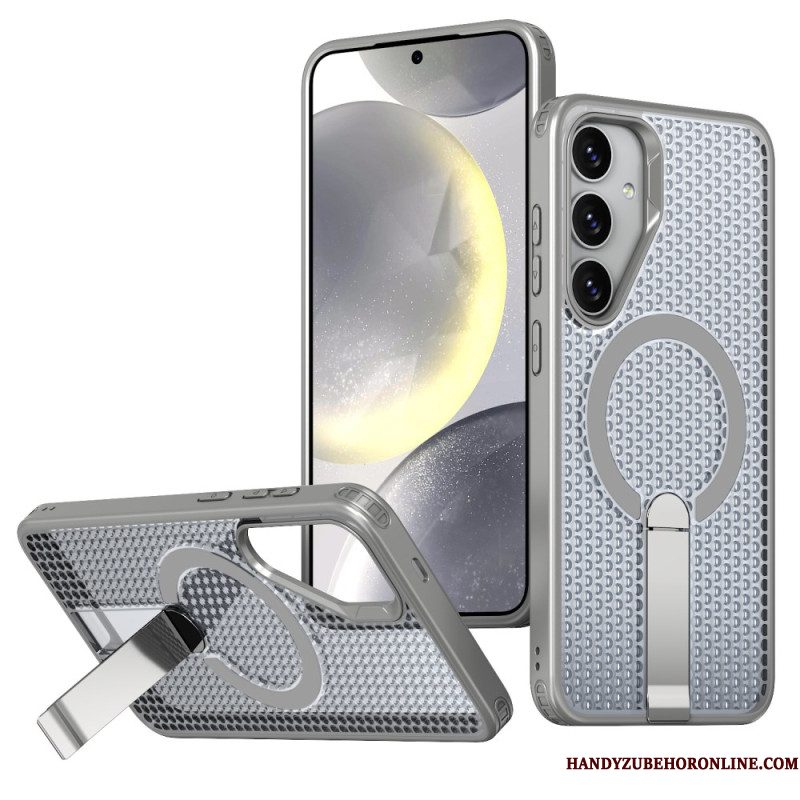 Hoesje Voor Samsung Galaxy S25 Fe Magsafe-houder Met Textuur