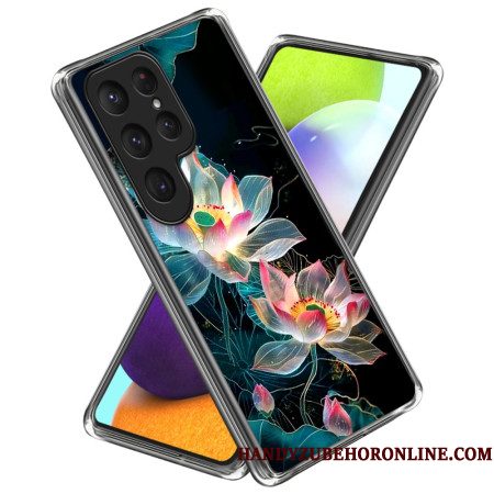 Hoesje Voor Samsung Galaxy S25 Ultra 5g Kristallen Lotus