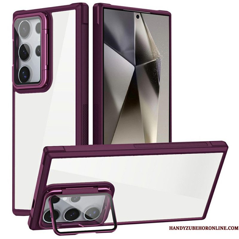 Hoesje Voor Samsung Galaxy S25 Ultra 5g Robuust Met Ingebouwde Standaard