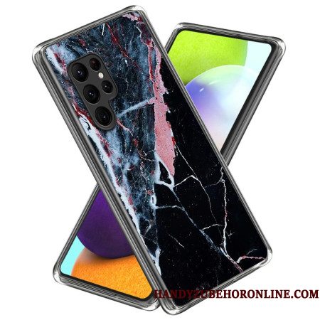 Hoesje Voor Samsung Galaxy S25 Ultra 5g Zwart Marmer