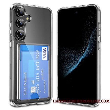 Hoesje Voor Samsung Galaxy S26 Plus Transparant Met Kaarthouder