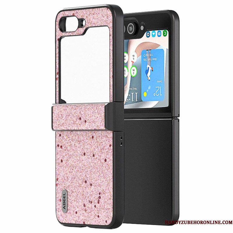 Hoesje Voor Samsung Galaxy Z Flip 7 Fe Abeel Glinsterend Oppervlak