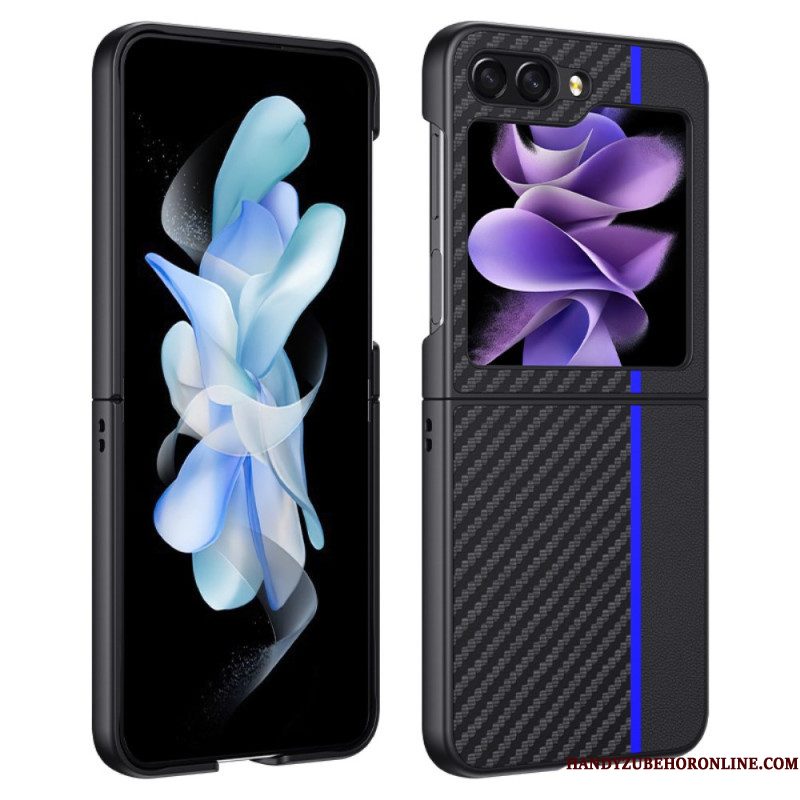 Hoesje Voor Samsung Galaxy Z Flip 7 Fe Koolstofvezelafwerking