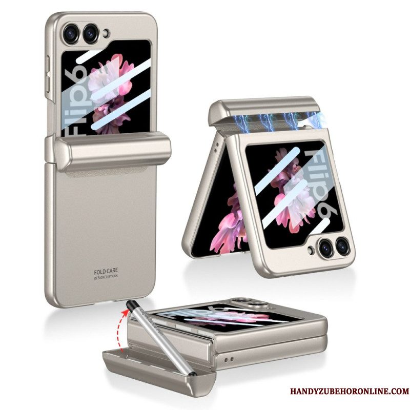 Hoesje Voor Samsung Galaxy Z Flip 7 Fe Stylus En Magnetisch Scharnier