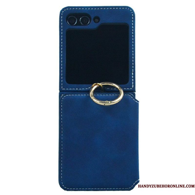 Hoesje Voor Samsung Galaxy Z Flip 7 Kaarthouder En Afneembare Ketting