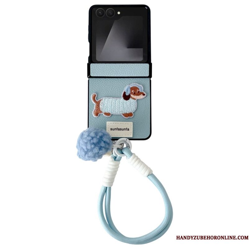 Hoesje Voor Samsung Galaxy Z Flip 7 Scharnierbeschermer En Band