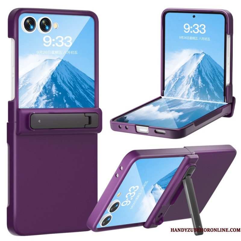Hoesje Voor Samsung Galaxy Z Flip 7 Scharnierbeschermer En Standaard