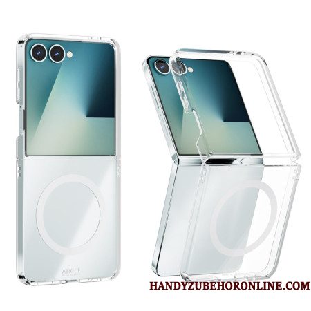 Hoesje Voor Samsung Galaxy Z Flip 7 Transparant Magnetisch