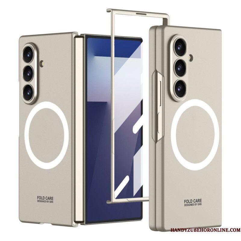 Hoesje Voor Samsung Galaxy Z Fold 7 Magnetische Schermbeschermer Van Gehard Glas