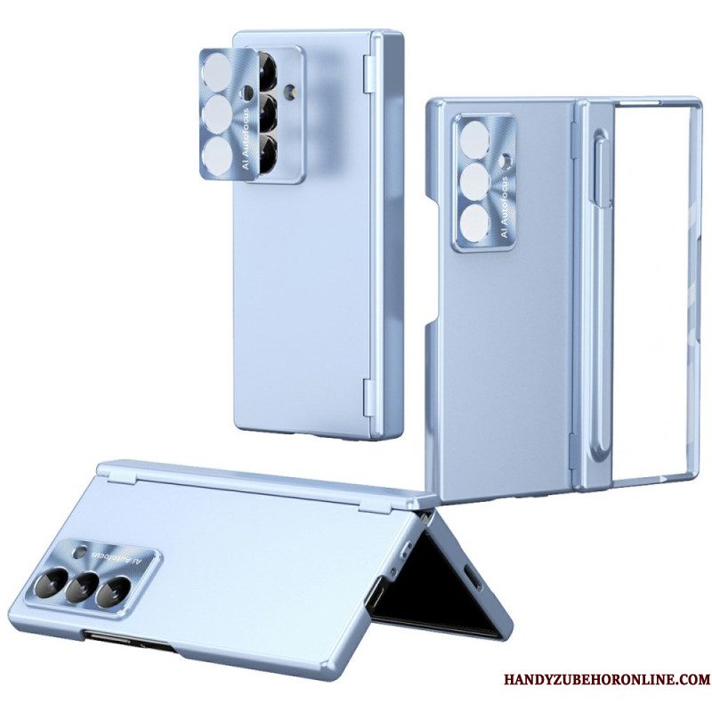 Hoesje Voor Samsung Galaxy Z Fold 7 Schermbeschermer Van Gehard Glas En Stylushouder