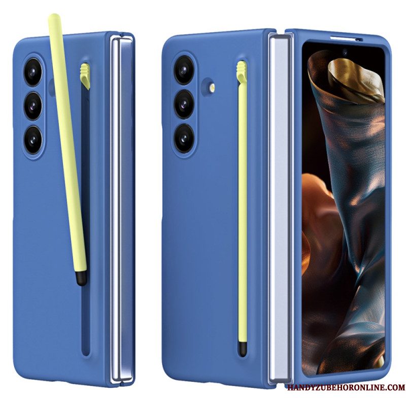 Hoesje Voor Samsung Galaxy Z Fold 7 Stylus En Gehard Glazen Schermbeschermer