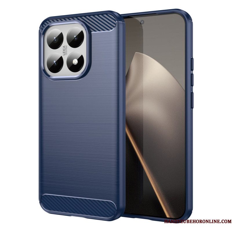 Hoesje Voor Xiaomi 15t Geborsteld Koolstofvezel