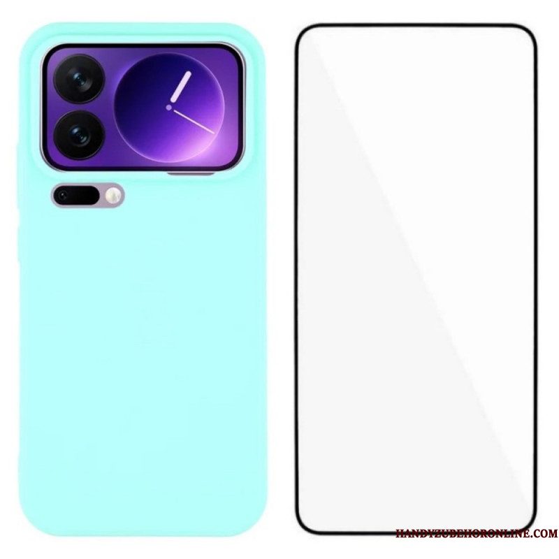 Hoesje Voor Xiaomi 17 Pro Max Siliconen Met Schermbeschermer